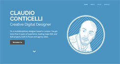 Desktop Screenshot of claudioconticelli.com