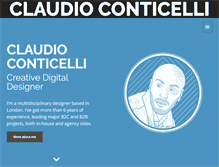 Tablet Screenshot of claudioconticelli.com